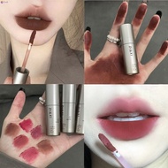 2pcs Deep Chestnut Tea Brown Lip Glaze Velvet Matte Longlasting Lip Mud Pure Naked Jujube Paste Lipstick Student Lip Tint 【goob】