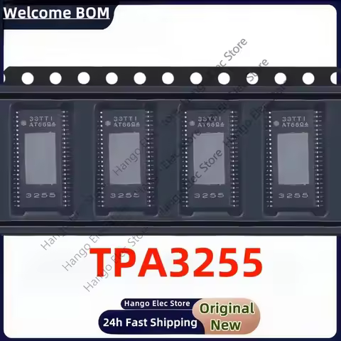 1-5pcs/Lot Original TPA3255DDVR HTSSOP-44 TPA3255 3255 mono Class D audio amplifier IC chip