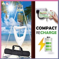 Set lipat travel battery mesin COMPACT Baby Cradle Tripod Spring Cot Manual or Auto Buai Travel Rech
