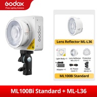 Godox ML100Bi Bi-Color Portable LED Video Light 120Ws Studio Light Onboard & App Control Photography