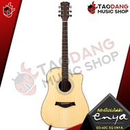 รับส่วนลดสูงสุด 2000.- กีต้าร์โปร่งไฟฟ้า Enya ED40C EQ - Acoustic Electric Guitar Enya ED40C EQ - เต