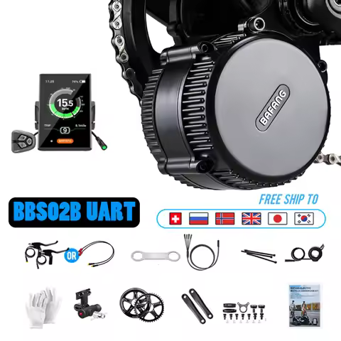 Bafang M325 M215 Mid Drive Motor Conversion Kit 48V 750W Brushless for 68MM 8Fun BBS02B Electric Bic