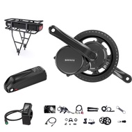 BAFANG BBS02 48V 750W Mid Drive Kits Mid Motor Ebike Conversion Kits with Chainring Wheel and LCD Di