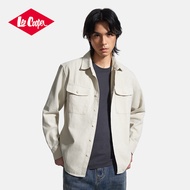 Lee Cooper(ลีคูเปอร์) | เชิ้ตแขนยาวผ้าฝ้ายแท้สำหรับผู้ชาย คอปก สไตล์ใหม่ฤดูใบไม้ร่วง เสื้อทำงานลำลอง
