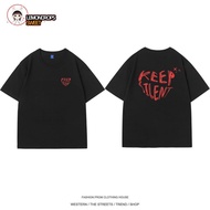 Valentine's Day Love KEEPSILENT Kwong Lingling T-shirt Short-sleeved Women's Always Wonder Top情人节爱心K