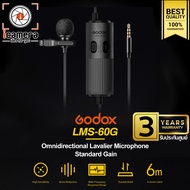 Godox Microphone LMS-60G Dual Omnidirectional Lavalier ( Camera &amp; Smartphone ) - ประกันศูนย์ Godox Thailand 3ปี