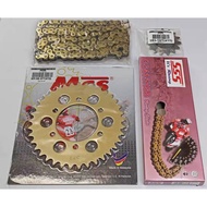 415-122L SSS CHAIN, KR150 & RXZ 415 SPROCKET (CHAIN+SPROCKET) SPROCKET SET