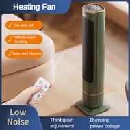 Household Vertical Electic Heater Fan Energy-Saving Bathroom Small Sun Wide-Angle Air Supply Winter 