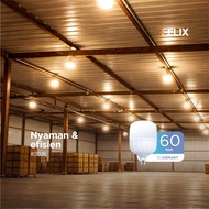 FELIX ECOSMART LED 60W Super Bright Yellow Save 85% E27 Light Bulb Equivalent to 600W 1 Year Warrant