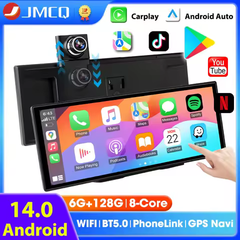 11.26 inch Android 14 Car Multimedia Player 6+128G Dashcam 8 Core 5G WIFI Wireless CarPlay & Android