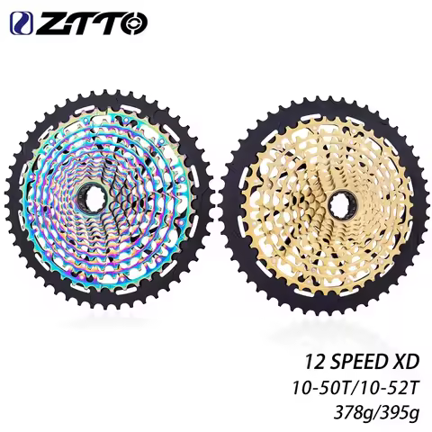ZTTO MTB 12 Speed 10-52T Eagle Cassette Ultimate XD Freewheel Rainbow 385g ULT 10-50T CNC Steel Ultr