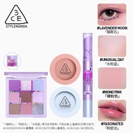 [Official Authentic] 3CE Makeup Full Set Eyeshadow Blush Lip Glaze Lip Gloss Girl Gift TNCA