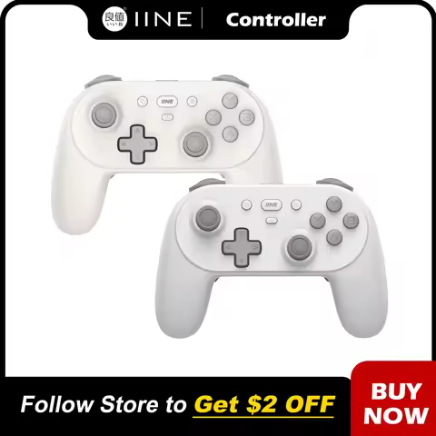 IINE Athena Wireless Controller PC Version / 0.1mm Hall Effect Triggers & Hall Effect Joysticks & 10