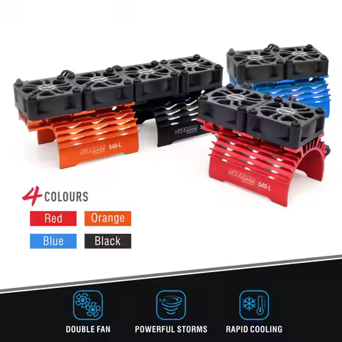 SURPASS HOBBY RC Motor Fan Cooling Heatsink for 540 3650 3660 3670 3665 3674 Brushless Motor 36mm