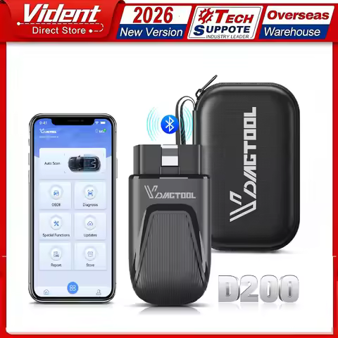 VDIAGTOOL D200 Car OBD2 Scanner Full System Automotive Diagnostic Tool Bi-directional Scan Tools J25