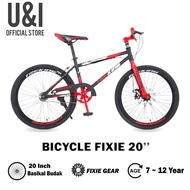 Basikal Fixie Bike Saiz 20 Inch / 20" Fixie / 20" Basikal Fixie / Fixed Bike