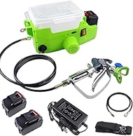 Backpack Handheld Airless Paint Sprayer, 15Mpa High Pressure Cordless Wall Spray Gun with 2 batterie