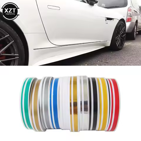 98M Pin Stripe Ribbon Sticker Bumper Car Body Stickers Double Line Motorcycle Car Styling Decoration