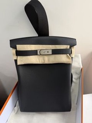 Hermes Gm  hac a dos 黑銀 G
