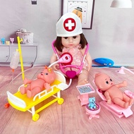 Liquid Input Bottle Children's Toy Bracket Hanging Bottle Play Doctor Simulation.Baby Bring a Little