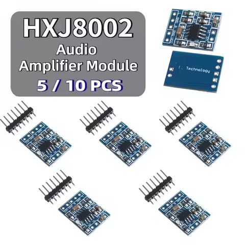 5/10pcs Mini HXJ8002 Audio Power Amplifier Board Mono Channel Voice Low Noise Amplifiers Module 2.0-