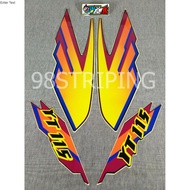 YT 115 STICKER ORANGEORANGE STANDARD STRIPING ORIGINAL YAMAHA YT115