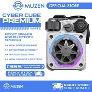 MUZEN Cyber Cube Standard RGB Futuristic Bluetooth Speaker IPX5 Waterproof Light & Music In The Dark