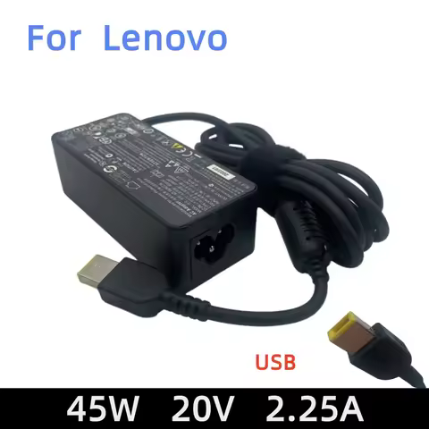 45W USB 20V 2.25A AC Adapter For Lenovo ThinkPad E540 E550 E560 W540 G50-30 IdeaPad Yoga 11S T470 T4