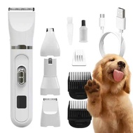 4-In-1 Grooming And Care Set 4Different Blades Hair Shaver Low No Pet pers Rechargeable Cordless Saf