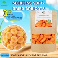 Seedless Soft-Dried Apricots 3F Food 100g | 250g | 500g – Naturally Sweet & Chewy 100% organic
