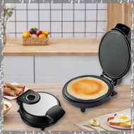 (QRPS) DIY Ice Cream Cone Machine Electric Egg Roll Maker Omelet Sandwich Iron Crepe Baking Pan Waff