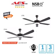 FREE SHIPPING NSB Fan Xled Mled 42inch / 56inch 4 Speed Ceiling Fan New Sirim With Super Brighten LED Three Light