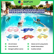 Cute Character Kids Goggles Antifog Soft Strap - Gofun