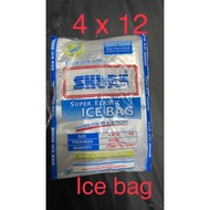 ICE BAG 4 x 12 Plastic Bag - SHURE