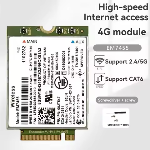 HJ-EM7455 Module For Lenovo Thinkpad T460 T460S T560 X1 Carbon P70 P50 X260 T470-4G Card 00JT547 00J