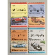 1985 St. Vincent Grenadines — Bequia Car 8 Stamps Set