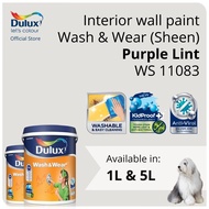 Dulux Interior Wall Paint - Purple Lint (WS 11083)  - 1L / 5L