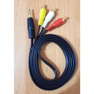 ️3-1 RCA AUDIO CABLE 3.5MM JACK CABLE TO RCA 3 MALE RCA CABLE 1-3