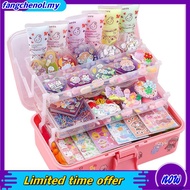 DIY Goo Card Set Three-layer Storage Box Goo Card Sticker Goo Chuck Goo Card Cute Sticker Hand Accou