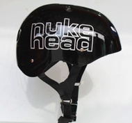 Helm Sepeda Monsa NVR Dewasa Warna Hitam Motif NUKE HEAD