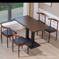 Eating Noodles Dessert Shop Table Chair Commercial Economical Fast Food Milk Tea Table Chair Hotel S