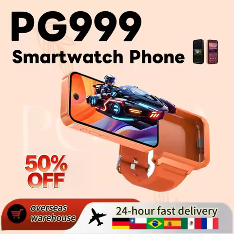 PG999 Smartwatch Phone Touchscreen 4G Wi-Fi GPS Dual SIM Dual Standby HD Camera Global Connectivity 