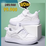 sepatu anak laki laki dan perempuan warna putih / sepatu sekolah anak tk sd warna putih polos / sepa