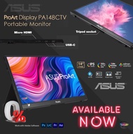 [ผ่อน0%] ASUS ProArt 14” 1080P Portable Touchscreen Monitor PA148CTV, IPS, 100% sRGB/Rec.709 Calman Verified