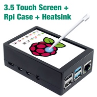 หน้าจอสัมผัส LCD ขนาด3.5นิ้วพร้อมเคส/ทัชเพน480X320 SPI TFT Display สำหรับหน้าจอสัมผัสราสเบอร์รี่ Pi 4B