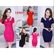 IMPORTED STRETCH COTTON DRESS 1890