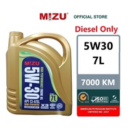 MIZU SEMI 5W30 CI-4/SL Diesel [7L] Engine Oil - Minyak Hitam car nissan bmw benz diesel kia Toyota i