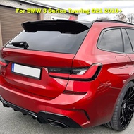 Rear Trunk Spoiler Wings Rear Roof Splitter Tuning For BMW 3 Series G21 320i 320d 330i Touring 2019-