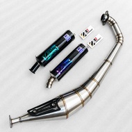 Ekzos Original R7 Exhaust Yamaha Tiara 120 Speed MX 120 JR120 JR 120S 2T 2 Stroke Racing Stainless C
