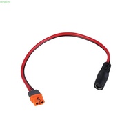 cucryaa 14AWG DC7909 Female to XT60I Female Power Adapter Cable for Model Aircraft